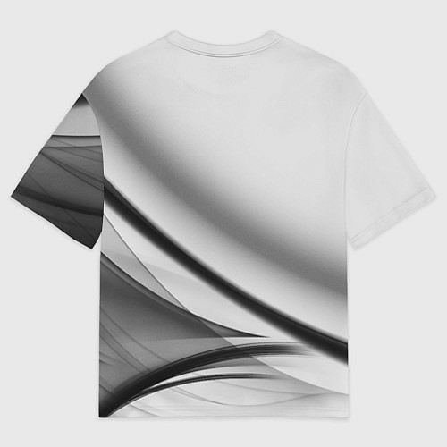 Мужская футболка оверсайз Toyota texrure grey / 3D-принт – фото 2