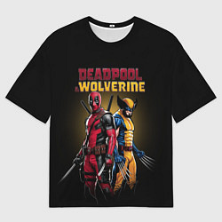 Мужская футболка оверсайз Deadpool & Wolverine - film