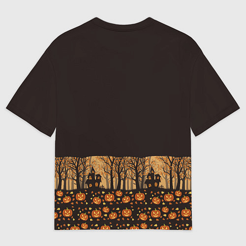 Мужская футболка оверсайз Хэллоуин знатный вампир / 3D-принт – фото 2