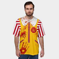 Футболка оверсайз мужская Рональд Макдональд верх, цвет: 3D-принт — фото 2