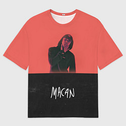 Футболка оверсайз мужская Macan - Singer, цвет: 3D-принт
