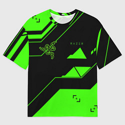 Футболка оверсайз мужская Razer geometry game, цвет: 3D-принт