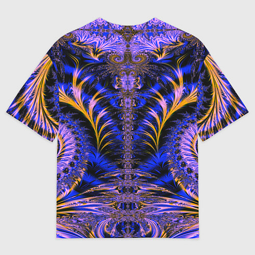 Мужская футболка оверсайз Оптический визуальный стиль / 3D-принт – фото 2