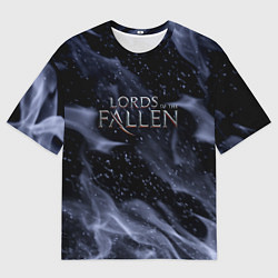 Мужская футболка оверсайз Lord of the fallen fire