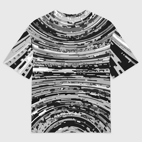 Мужская футболка оверсайз Чёрный кот играет на гитаре - нейроарт / 3D-принт – фото 2