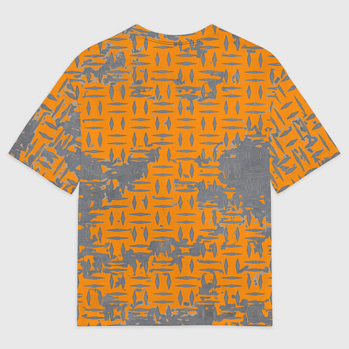 Мужская футболка оверсайз Заводской антураж / 3D-принт – фото 2