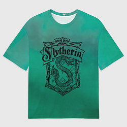 Мужская футболка оверсайз Факультет Слизерин