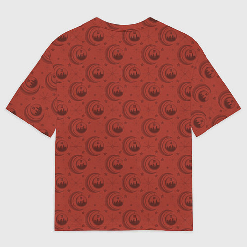 Мужская футболка оверсайз Факультеты Хогвартса / 3D-принт – фото 2