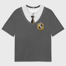 Мужская футболка оверсайз Форма Пуффендуя