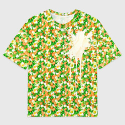 Мужская футболка оверсайз Салат Оливье с майонезом