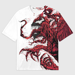 Футболка оверсайз мужская Carnage - Symbiot, цвет: 3D-принт