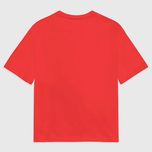 Мужская футболка оверсайз Дэдпул - сердечко / 3D-принт – фото 2