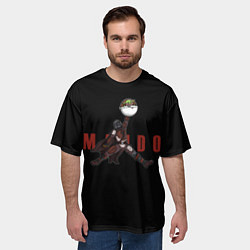 Футболка оверсайз мужская Air Mando, цвет: 3D-принт — фото 2