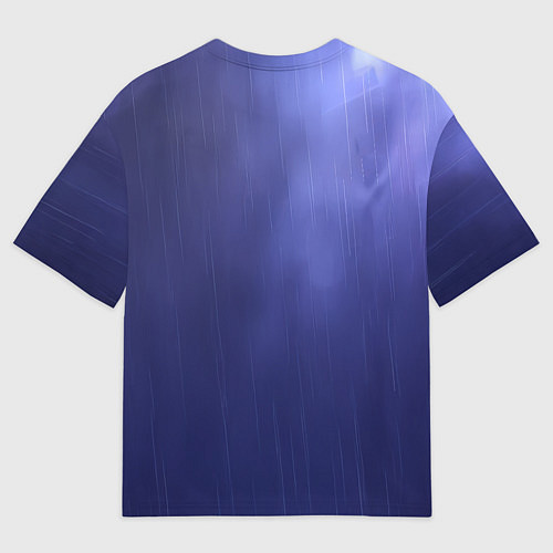 Мужская футболка оверсайз Neon Venom - Rain / 3D-принт – фото 2