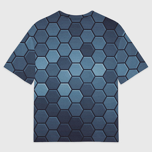 Мужская футболка оверсайз Максимум брони киберпанк / 3D-принт – фото 2