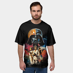 Футболка оверсайз мужская Звездные войны, цвет: 3D-принт — фото 2