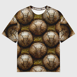 Футболка оверсайз мужская Броненосцы, цвет: 3D-принт