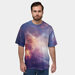 Футболка оверсайз мужская Туманности космоса, цвет: 3D-принт — фото 2