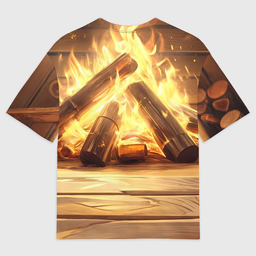 Мужская футболка оверсайз Зеленая новогодняя змея 2025 года / 3D-принт – фото 2