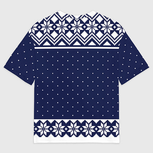 Мужская футболка оверсайз Demon slayer sweater / 3D-принт – фото 2