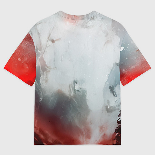 Мужская футболка оверсайз Demonic Asta / 3D-принт – фото 2