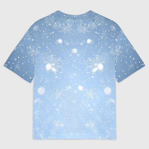 Мужская футболка оверсайз Королева Эльза из Холодного сердца / 3D-принт – фото 2