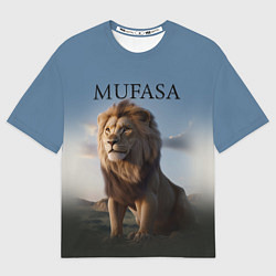 Мужская футболка оверсайз Лев Муфаса