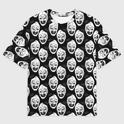 Мужская футболка оверсайз Funny terrifier clown Art