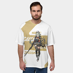 Футболка оверсайз мужская Цезарь Кинг - ZZZ, цвет: 3D-принт — фото 2