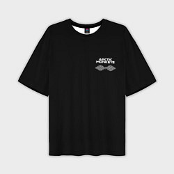Футболка оверсайз мужская Arctic Monkeys - classic black color, цвет: 3D-принт