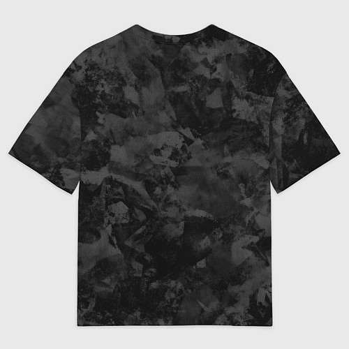 Мужская футболка оверсайз Arctic Monkeys - серый тайдай / 3D-принт – фото 2