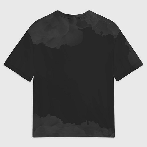 Мужская футболка оверсайз Санта хипстер с подарками / 3D-принт – фото 2