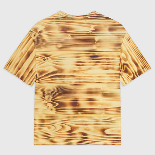 Мужская футболка оверсайз Доски / 3D-принт – фото 2