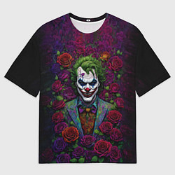 Мужская футболка оверсайз Joker - roses
