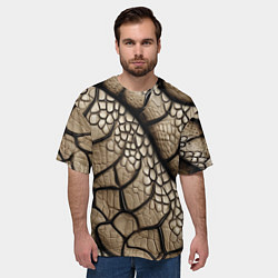 Футболка оверсайз мужская Найди змею, цвет: 3D-принт — фото 2