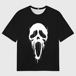 Мужская футболка оверсайз Крик маска