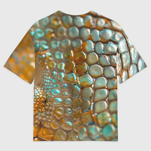 Мужская футболка оверсайз Почувствуй себя змеей / 3D-принт – фото 2