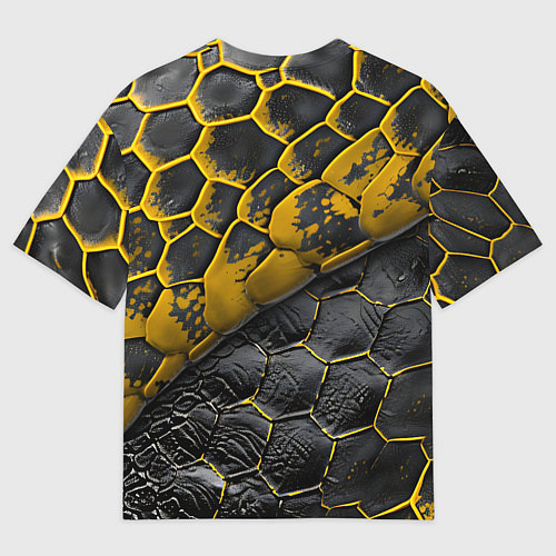 Мужская футболка оверсайз Костюм рептилии / 3D-принт – фото 2