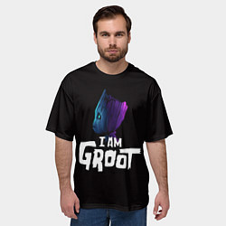 Футболка оверсайз мужская Я есть Грут, цвет: 3D-принт — фото 2