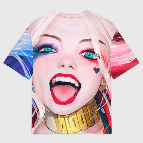 Мужская футболка оверсайз Харли квин / 3D-принт – фото 2