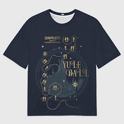 Футболка оверсайз мужская Святочный Бал - Гарри Поттер, цвет: 3D-принт