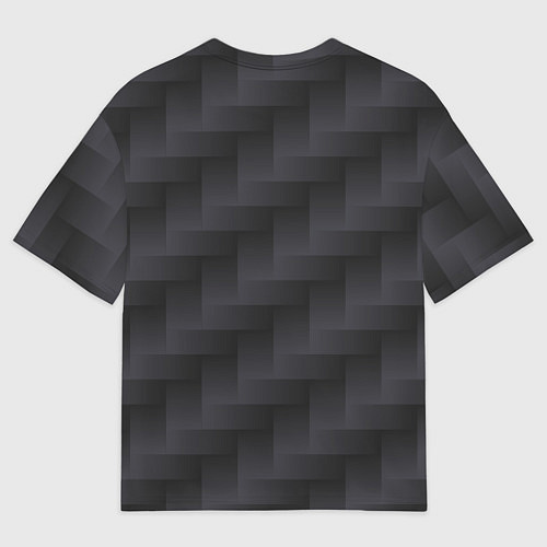 Мужская футболка оверсайз Чёрный спектр / 3D-принт – фото 2