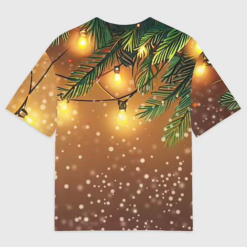 Мужская футболка оверсайз Змеи к нам приходят / 3D-принт – фото 2