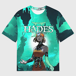 Мужская футболка оверсайз Мелиноя в подземелье - Hades 2