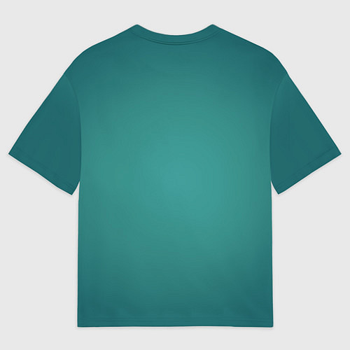 Мужская футболка оверсайз Мандариновый 2025 / 3D-принт – фото 2