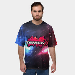 Футболка оверсайз мужская Сопротивление в Tekken 8, цвет: 3D-принт — фото 2