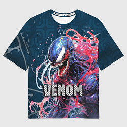 Футболка оверсайз мужская Venom Marvel, цвет: 3D-принт