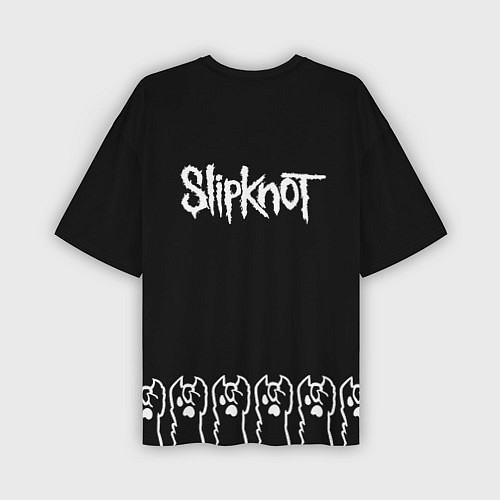 Мужская футболка оверсайз Slipknot: cat rock / 3D-принт – фото 2