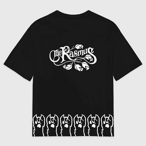 Мужская футболка оверсайз The Rasmus: cat rock / 3D-принт – фото 2