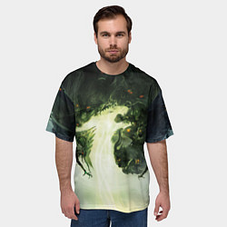 Футболка оверсайз мужская Illustration Dragon Age Inquisition, цвет: 3D-принт — фото 2